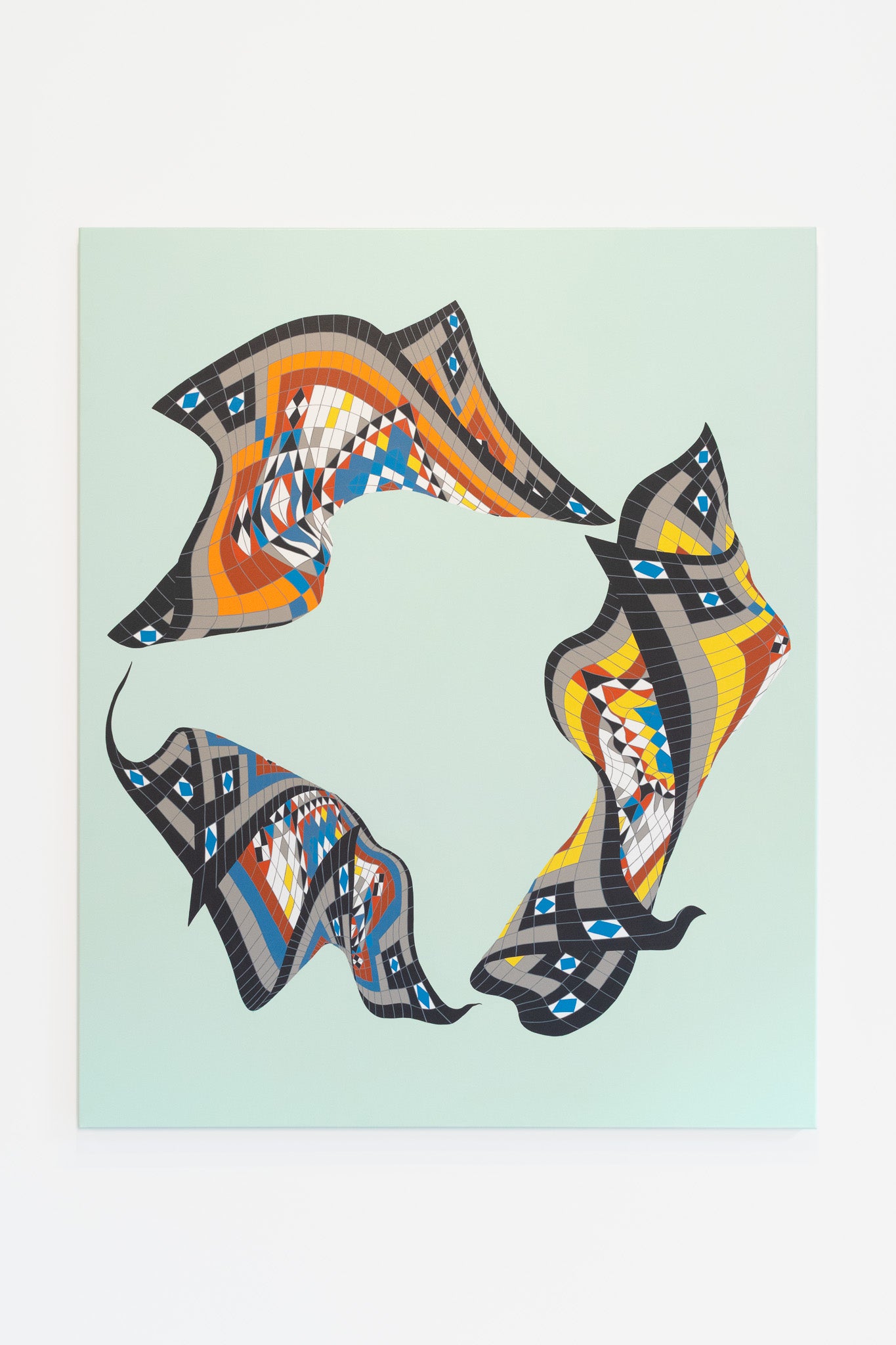 Composition for Three Centrepieces (Green)